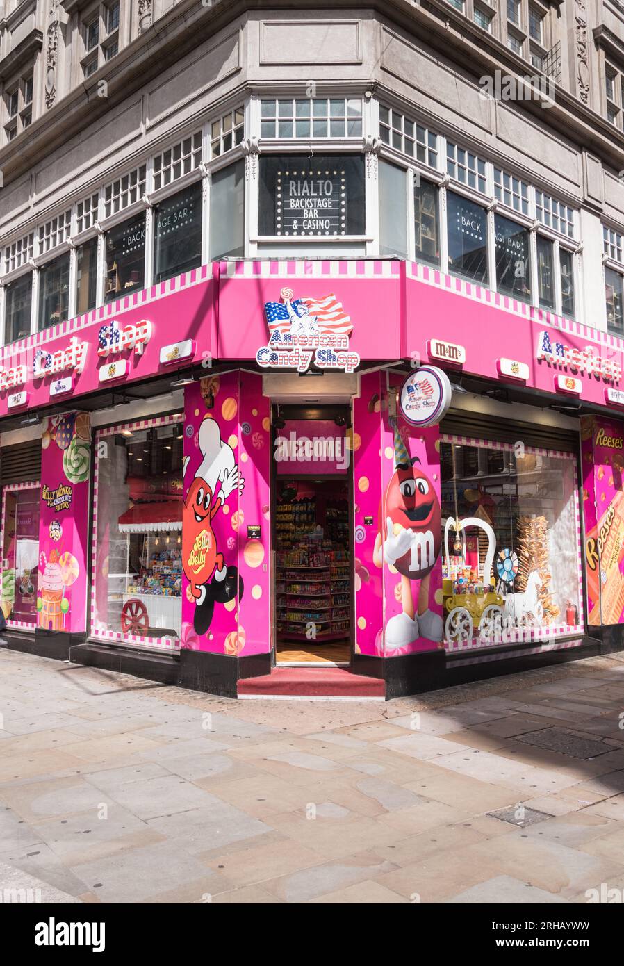 American Candy Shop, Coventry Street, Central London, W1, England, GROSSBRITANNIEN Stockfoto