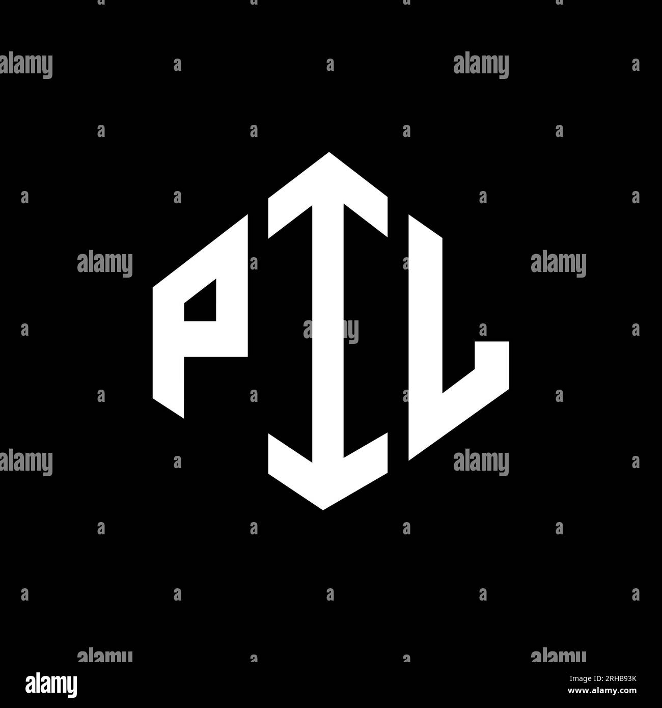 PA, PB, PC, PD, PE, PF, PG, PH, PI, PJ, PK, PL, PM, PN, PO, PP, PQ, PR, PS, PT, PU, PV, PW, PX, PP, PZ Letter-Logo in Polygonform. Polygonal Stock Vektor