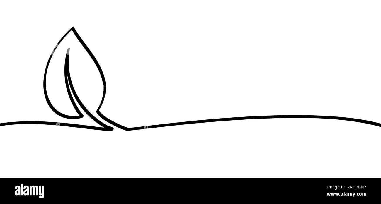 Cartoon Herbst oder Grün, Blätter, Frühlingszeit. Symbol für Blähungen. Blatt, Wind, Wetter, Umwelt. Wind, windiges Wetter, Prognose. Stockfoto