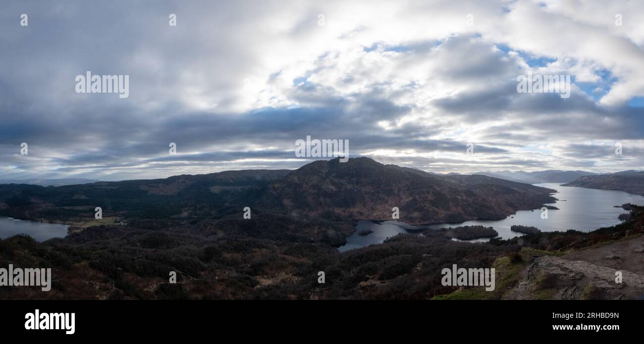 Ben A'an Blick auf Schottland Stockfoto