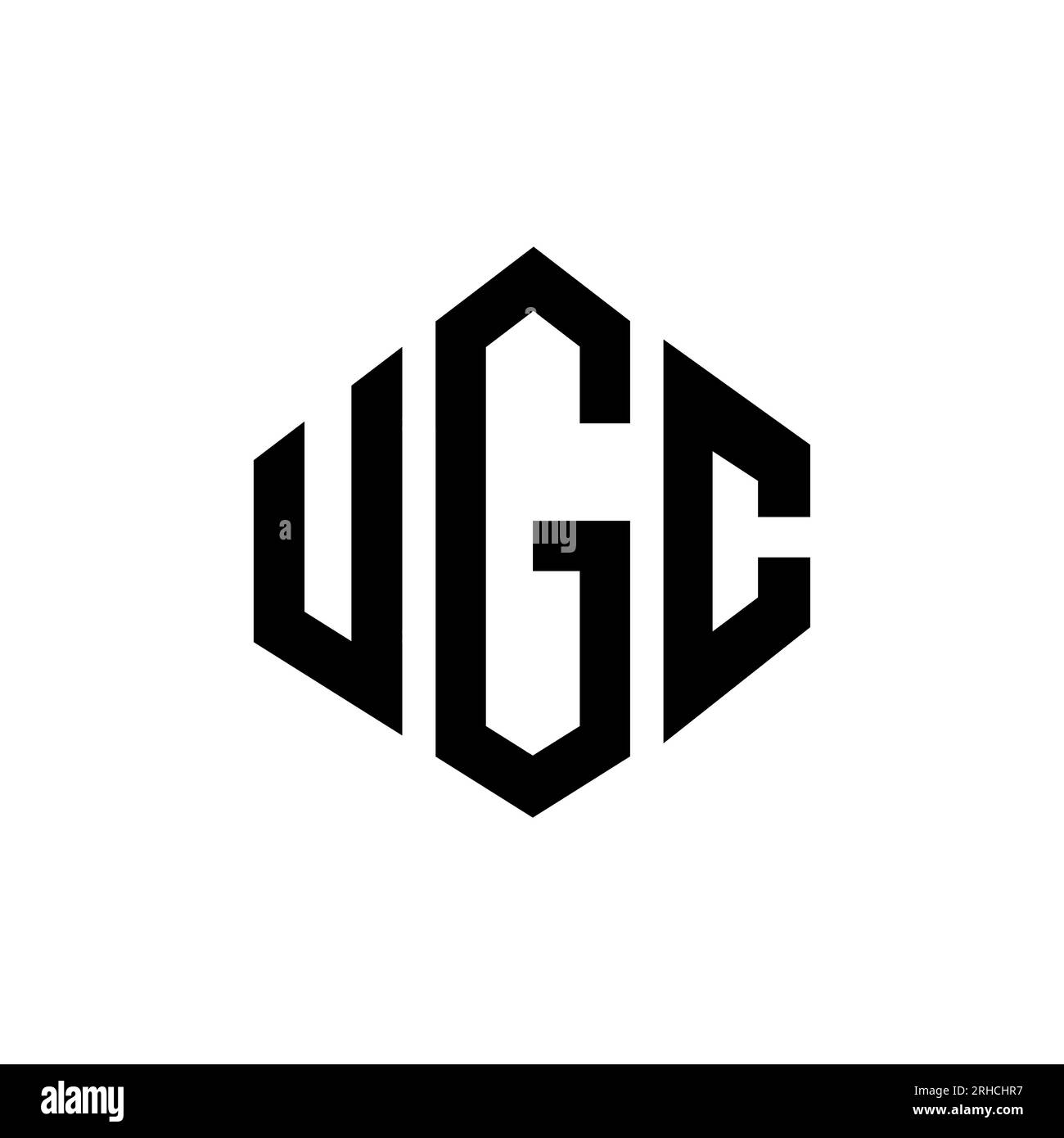 Logo mit UGCBuchstaben und Polygonform. UGCPolygon und