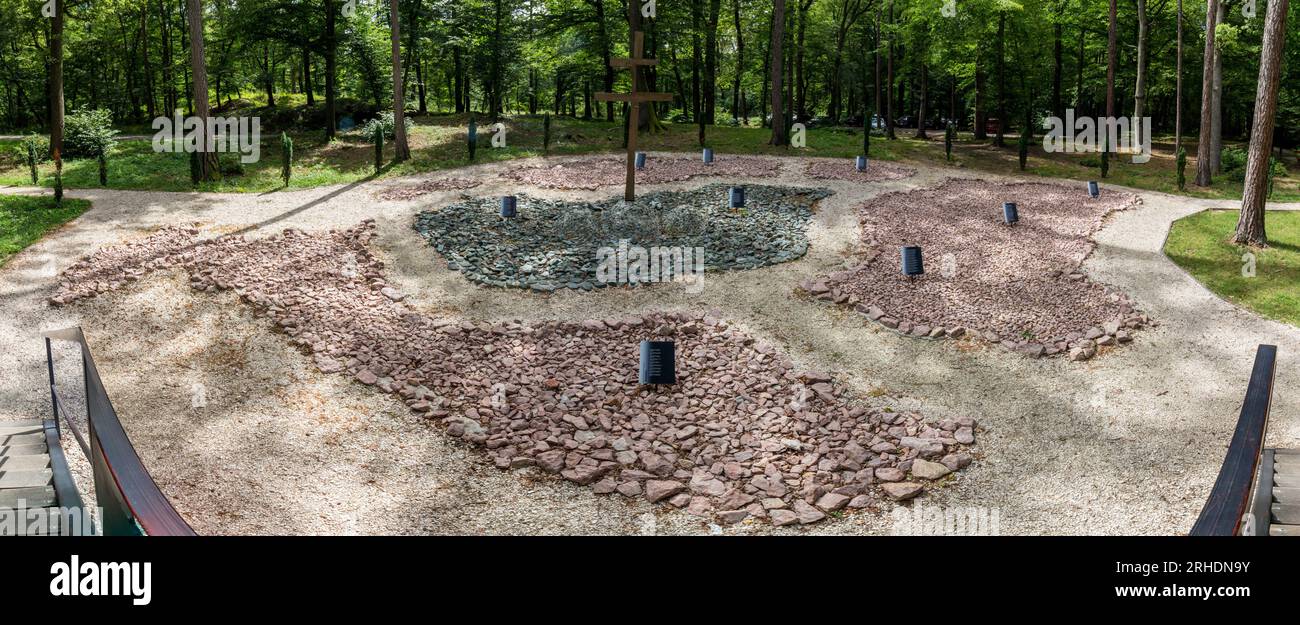 Trianon Memorial Park in Sopron Mountains, Sopron, Ungarn Stockfoto
