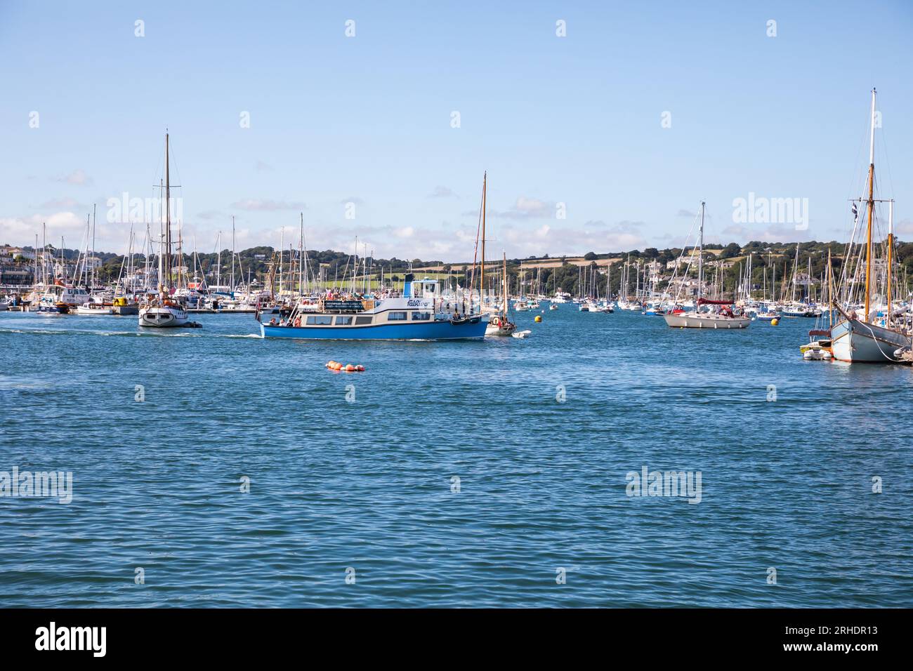 Falmouth Tall Ships Race 2023, Schiffe in Falmouth Docks, Cornwall, Großbritannien Stockfoto