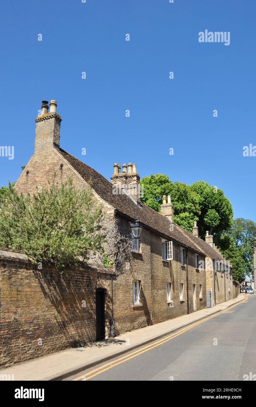 Alte Gebäude in der Galerie, Ely, Cambridgeshire, England, Großbritannien Stockfoto
