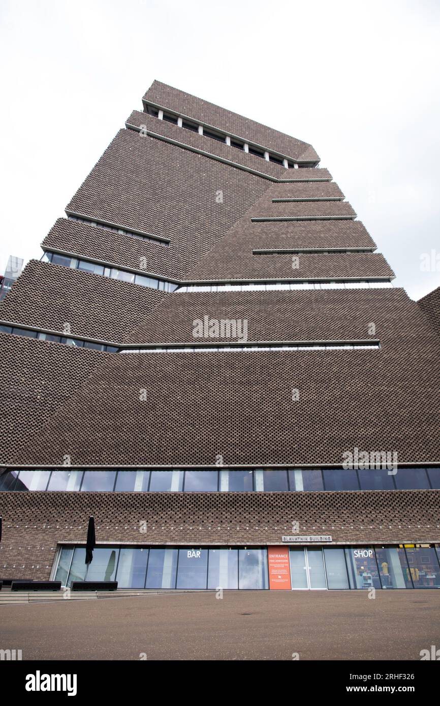 Außenansicht des Blavatnik Building Tate Gallery London Stockfoto