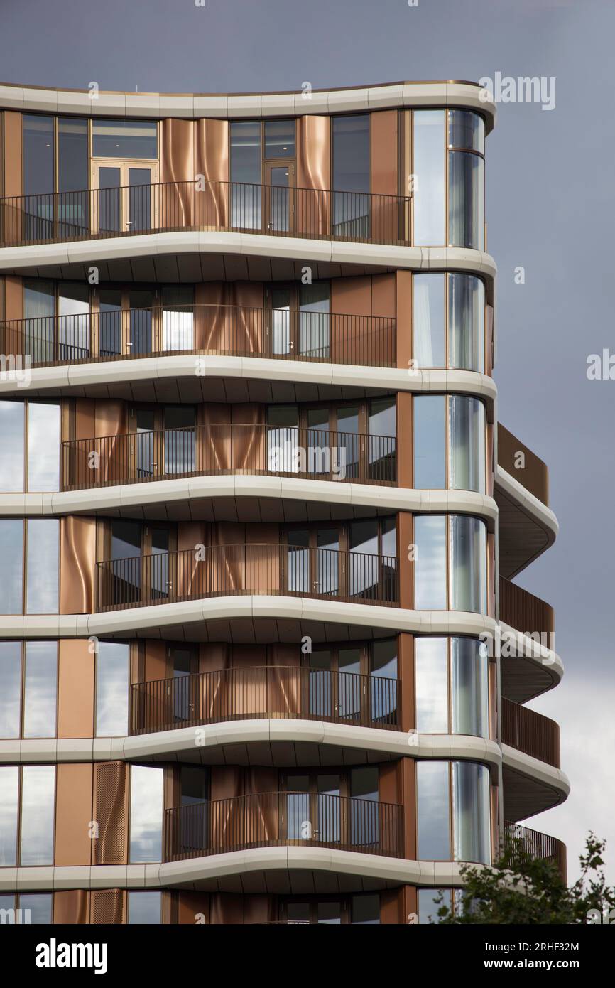 Wohnturm Bloacks in Southbank in der Nähe des Tate Modern London Stockfoto