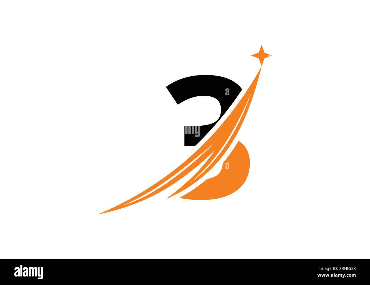 Moderne Logo-Vorlage „Letter 3“. Luxuriöses Logo-Design mit Logo-Design Vektor. Stock Vektor
