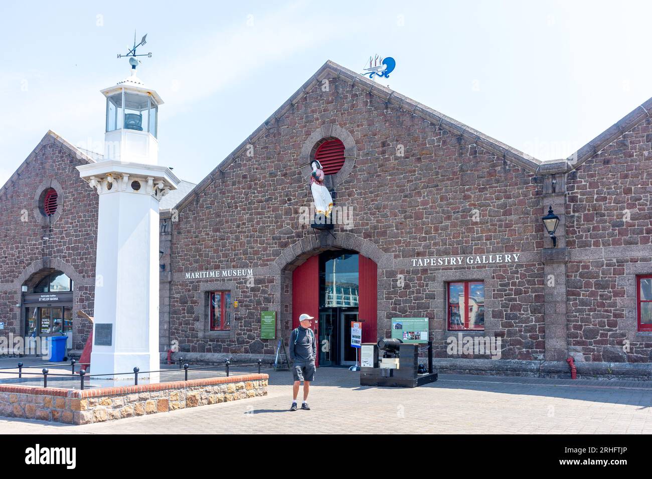 Maritime Museum & Occupation Tapestry Gallery, New North Quay, St. Helier, Jersey, Kanalinseln Stockfoto