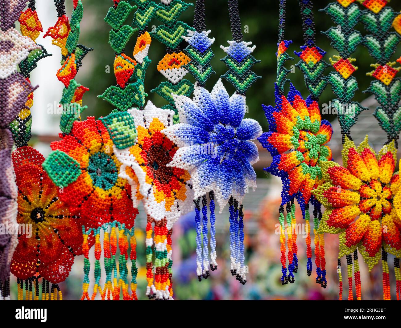 Handgemachte mexikanische Kunst-Dekore. Stockfoto