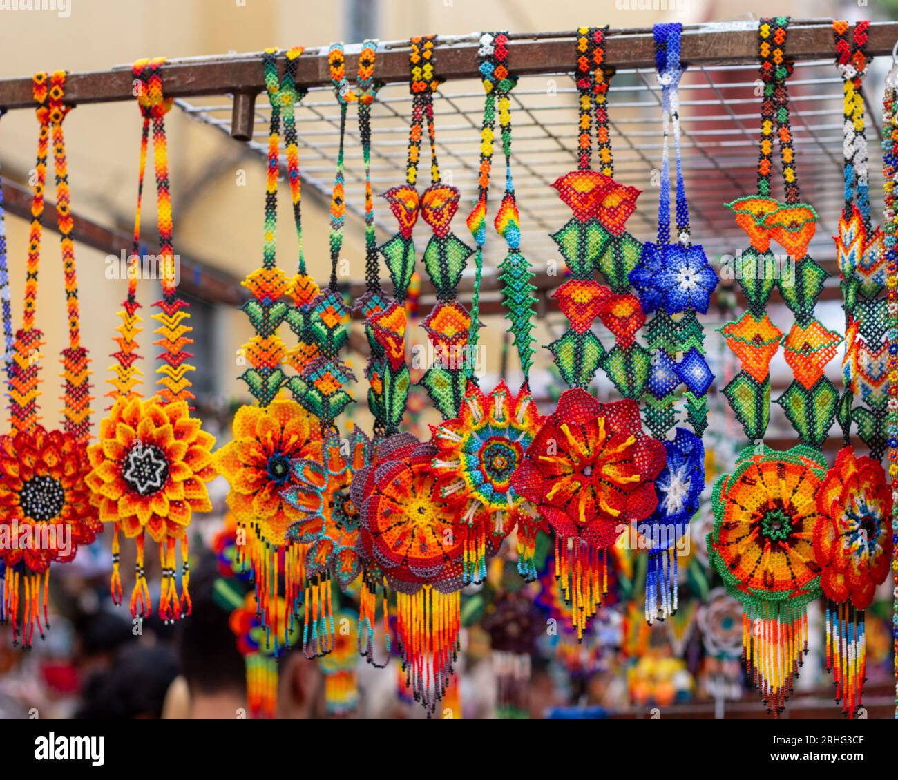 Handgemachte mexikanische Kunst-Dekore. Stockfoto