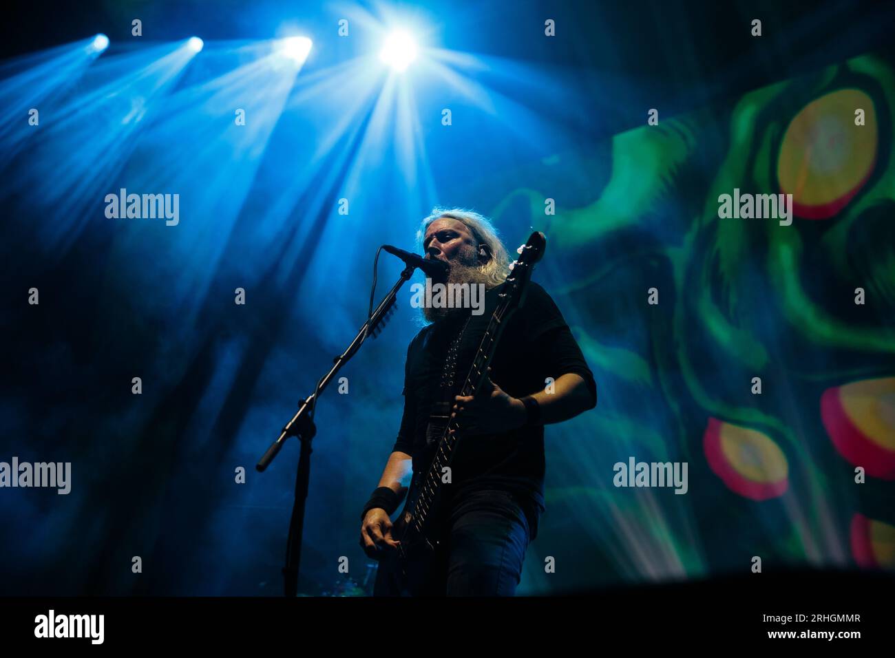 Toronto, Kanada, 16.08.2023, US-amerikanische Heavy-Metal-Band Mastodon auf der Budweiser Stage in Toronto Stockfoto