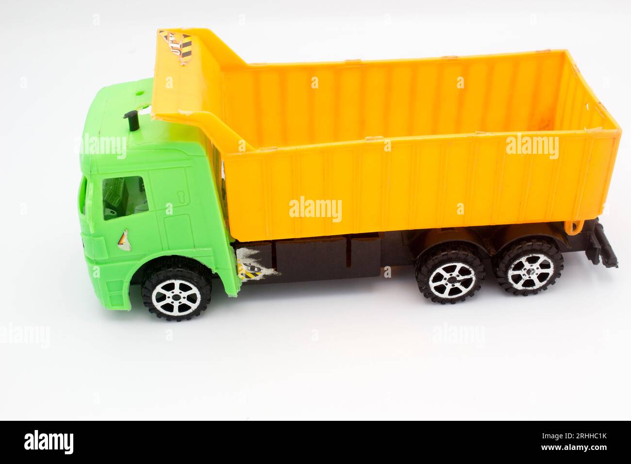 Spielzeug-Plastikwagen für Kinderspiele Stockfoto