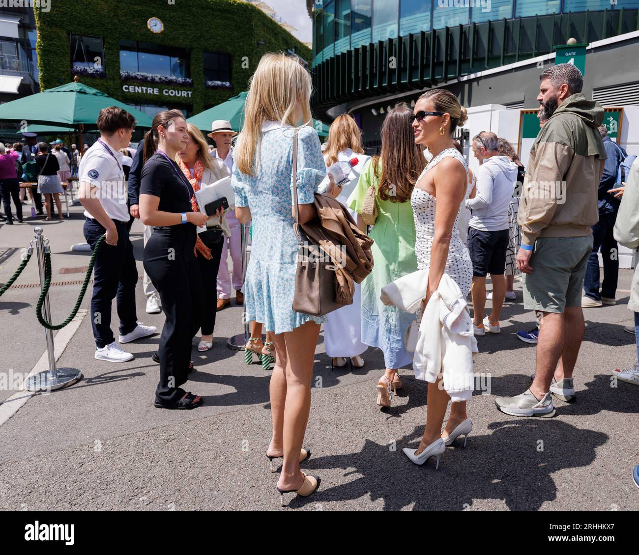 In Wimbledon gesehen. Bild aufgenommen am 3. Juli 2023. © Belinda Jiao jiao.bilin@gmail.com 07598931257 https://www.belindajiao.com/about Stockfoto