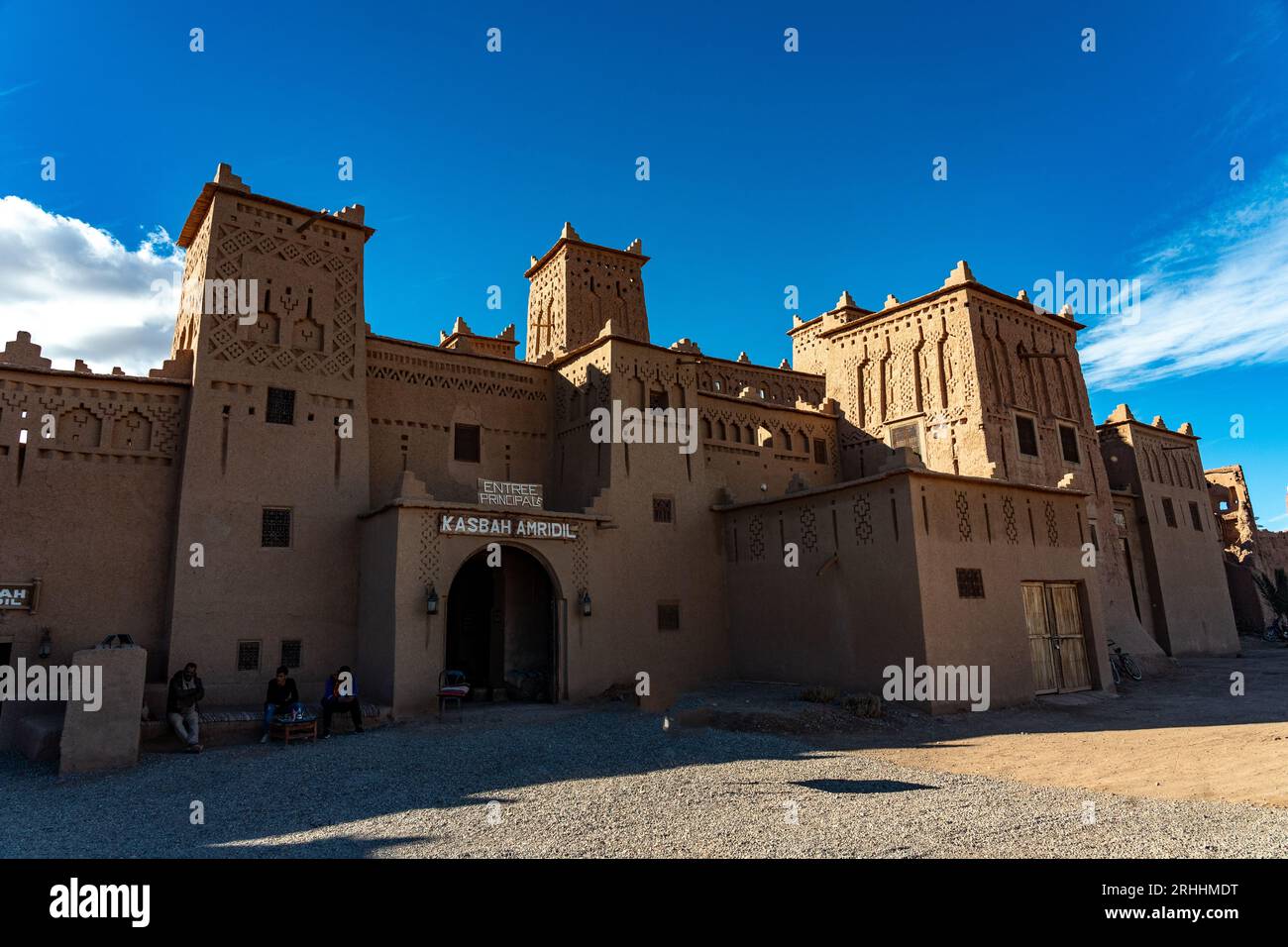 Nordafrika. Marokko. Skoura. Kasba Amridil. 19. Jahrhundert, erbaut für M’hamed Ben Brahim Nasiri. Provinz Ouarzazate Stockfoto