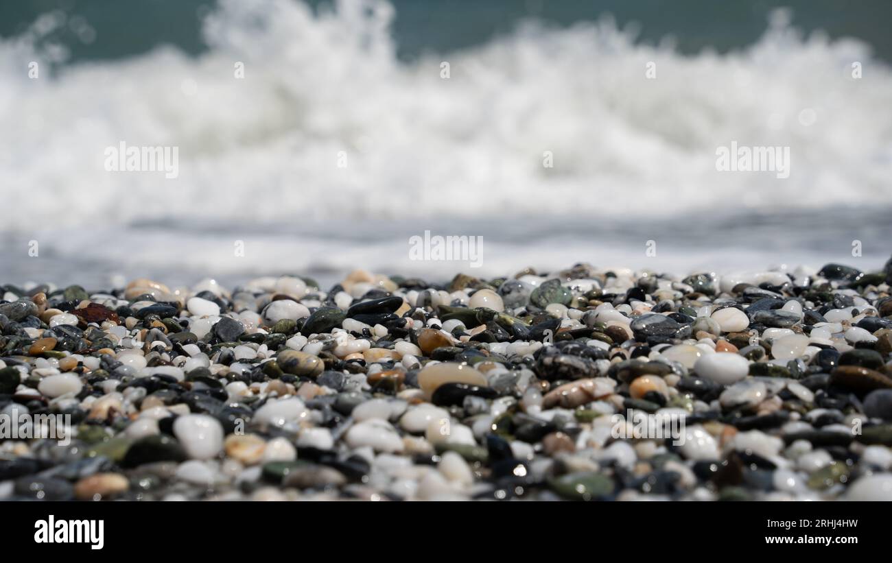 am Strand Stockfoto