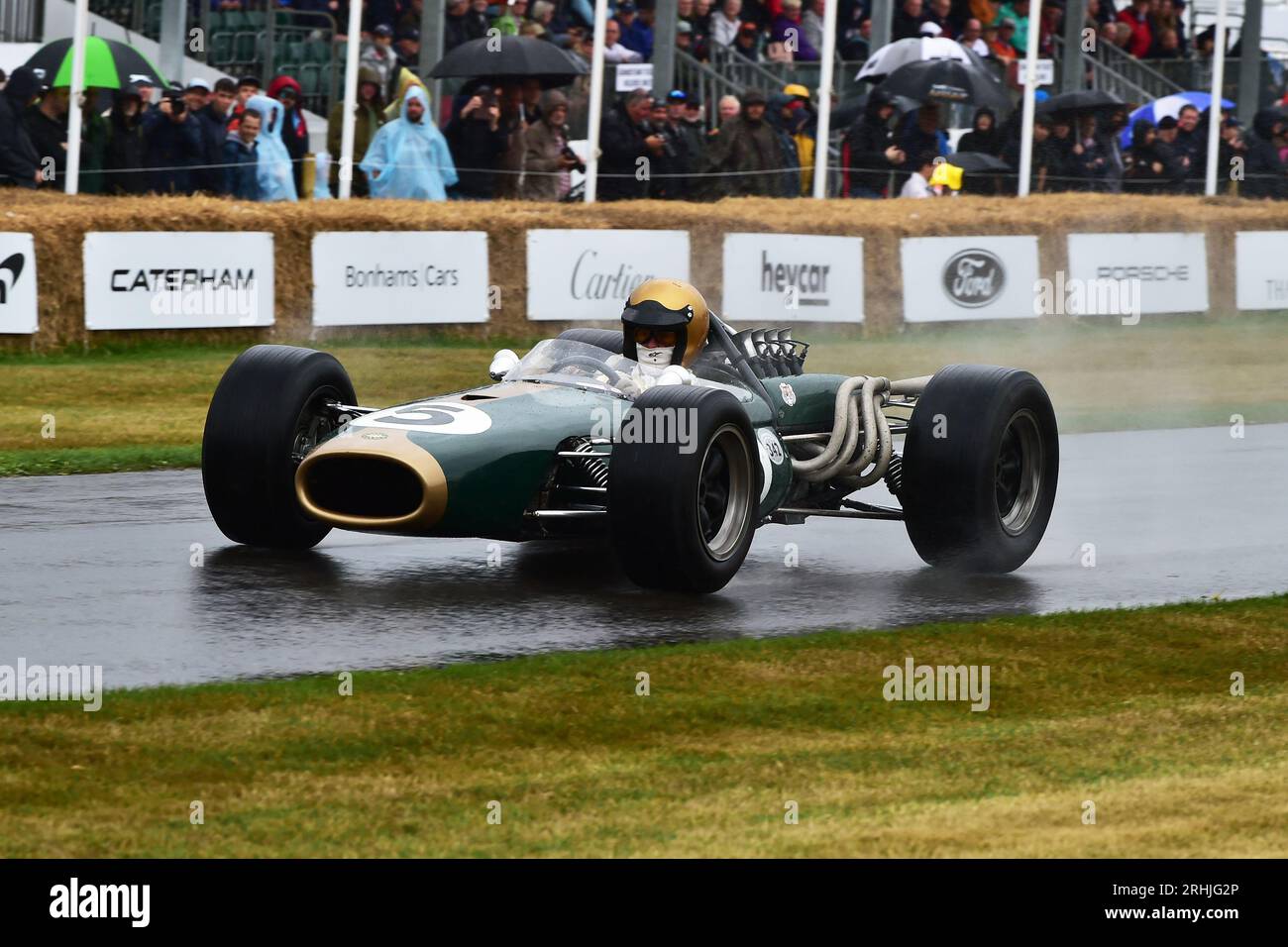 Geoff Underwood, Brabham-Repco BT20, 30 Years of the Festival of Speed, eine Auswahl der besten Autos und Fahrräder, die auf den Hügel c gefahren sind Stockfoto