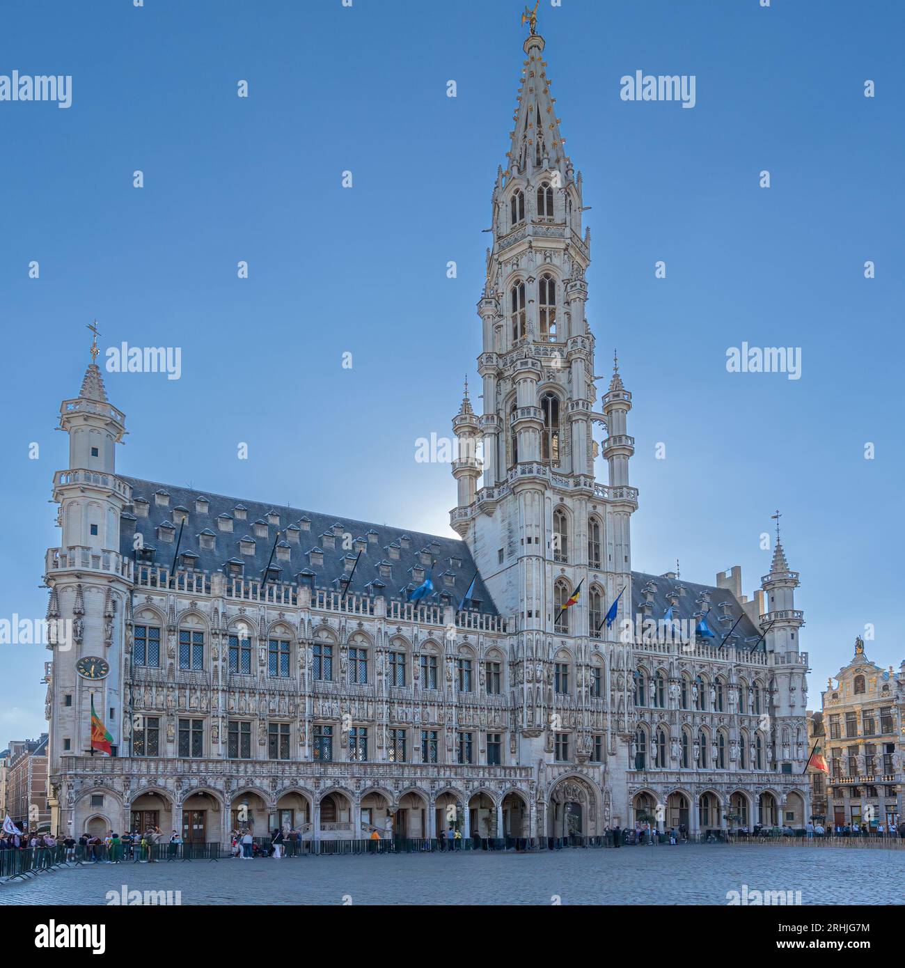 Der Grand Place in Brüssel Belgien Stockfoto