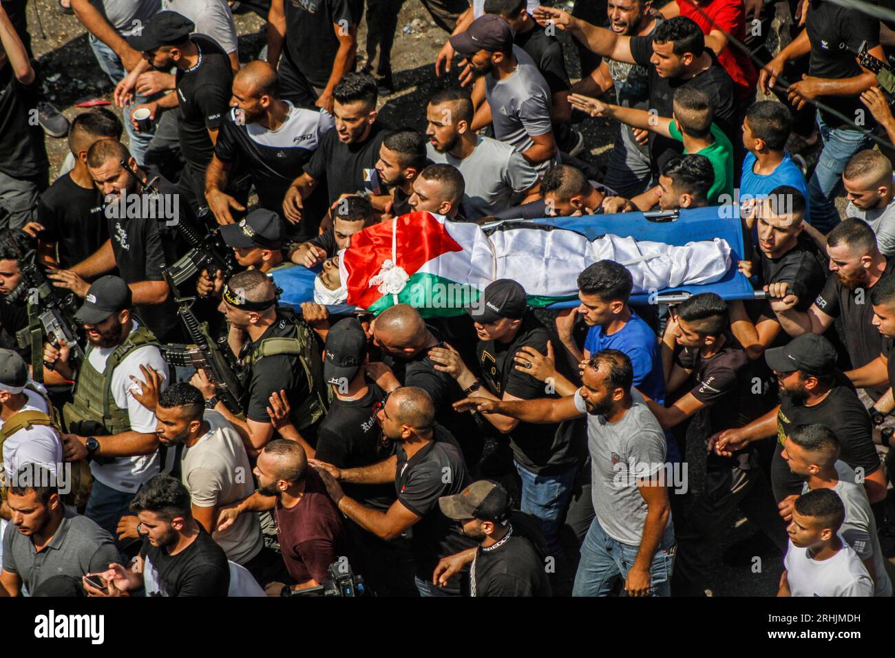 Jenin, Palästina. Aug. 2023. (ANMERKUNG der REDAKTION: Das Bild zeigt ...
