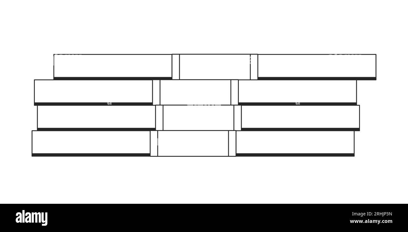 Stapel Bargeld flach monochrom isoliertes Vektorobjekt Stock Vektor