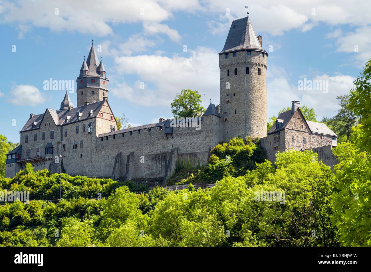 Deutschland, NRW, Märkischer Kreis, Altena, Burg Altena Stockfoto