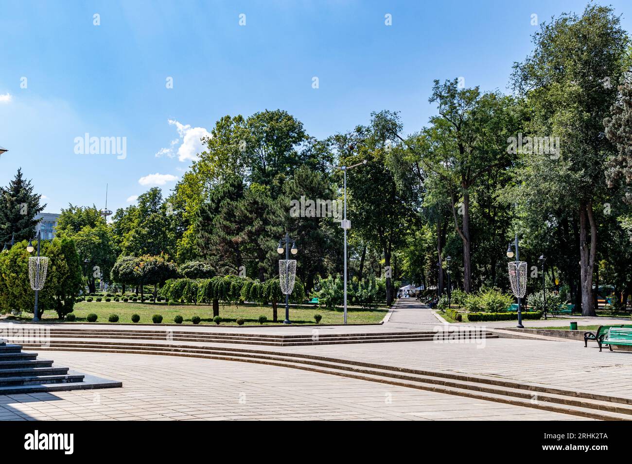 Ein Foto im Park von Chisinau Stockfoto