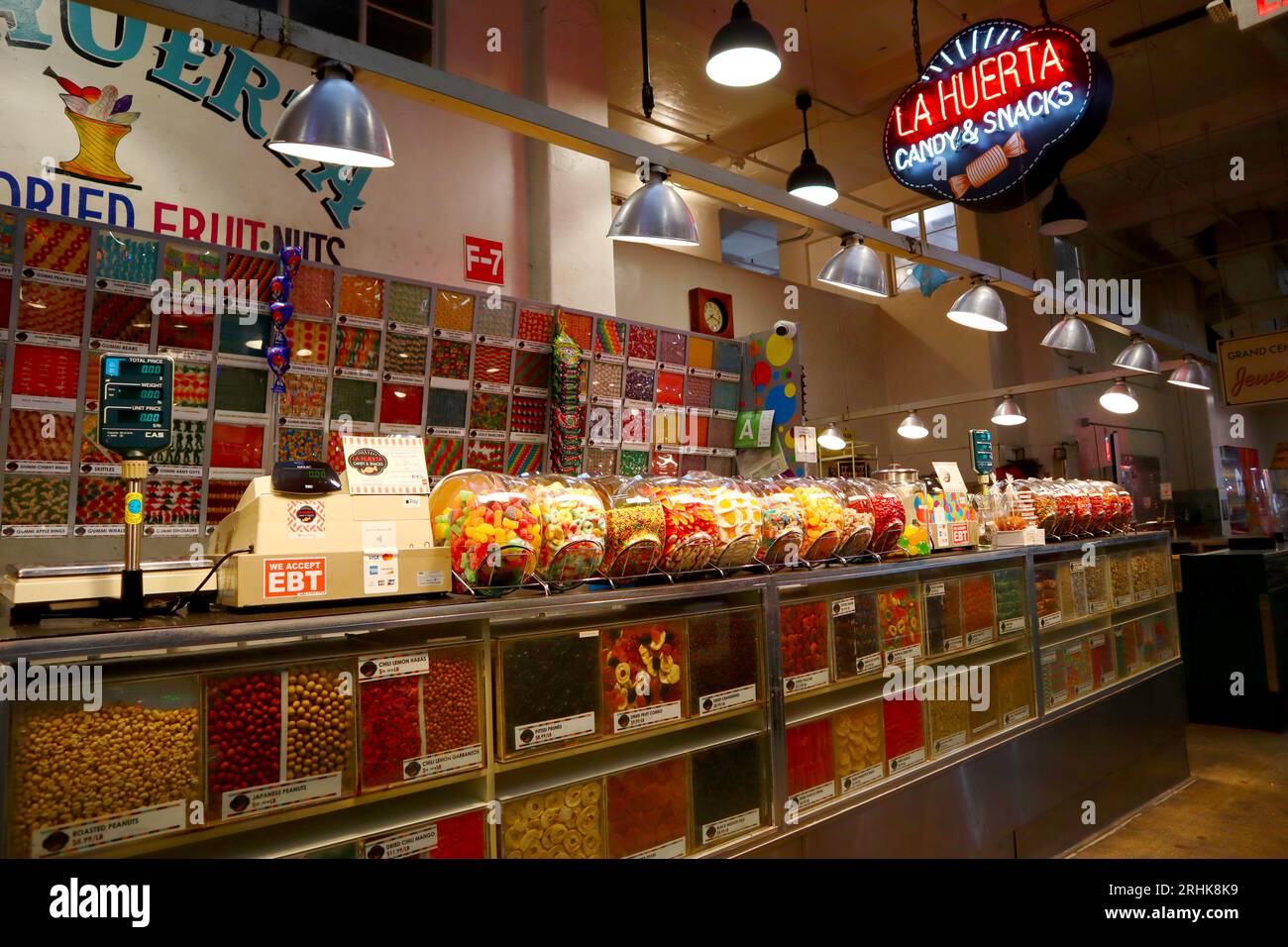 Los Angeles, Kalifornien: Grand Central Market im Zentrum von Los Angeles Stockfoto