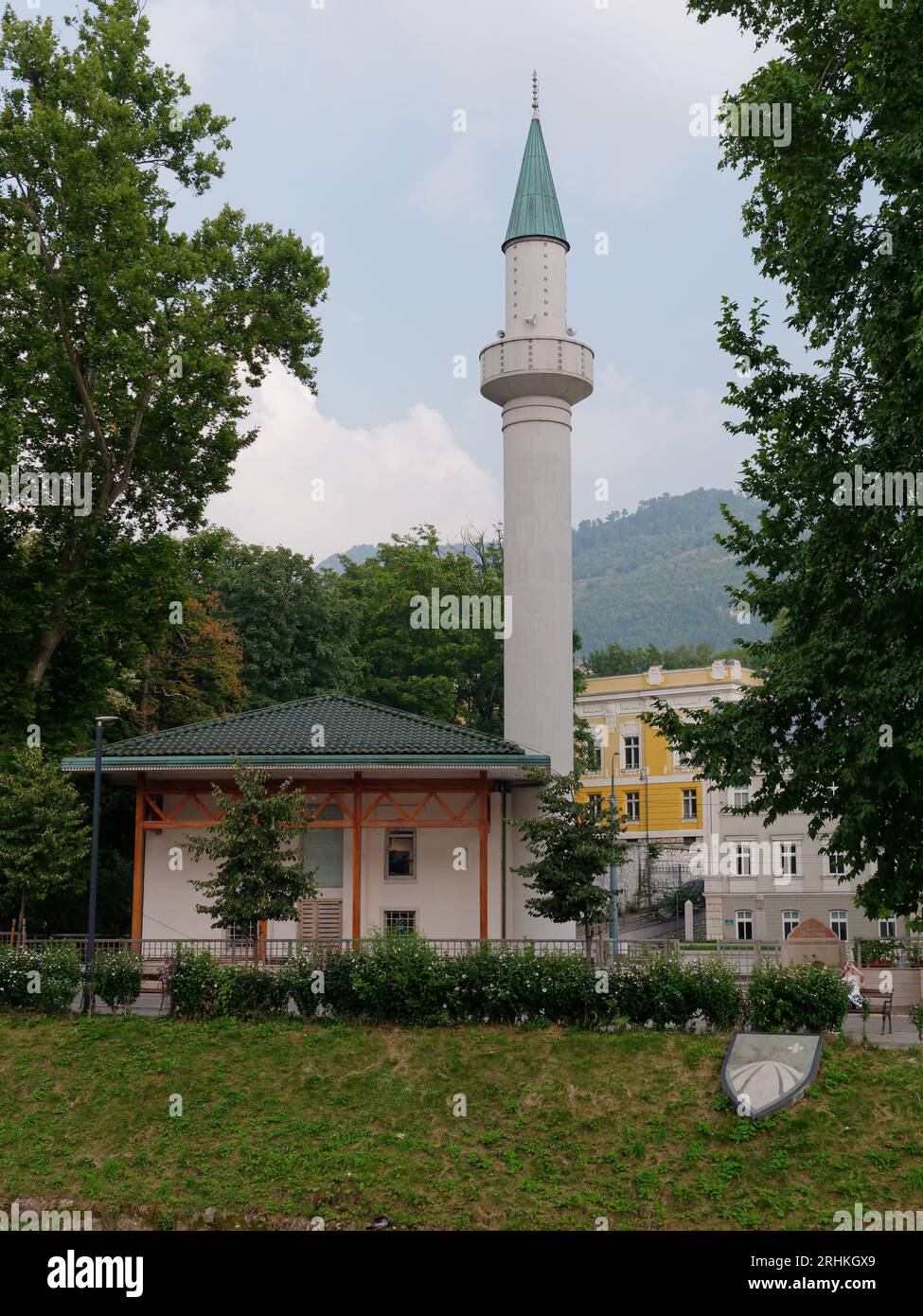 In Sarajevo, Bosnien und Herzegowina, 17. August 2023. Stockfoto