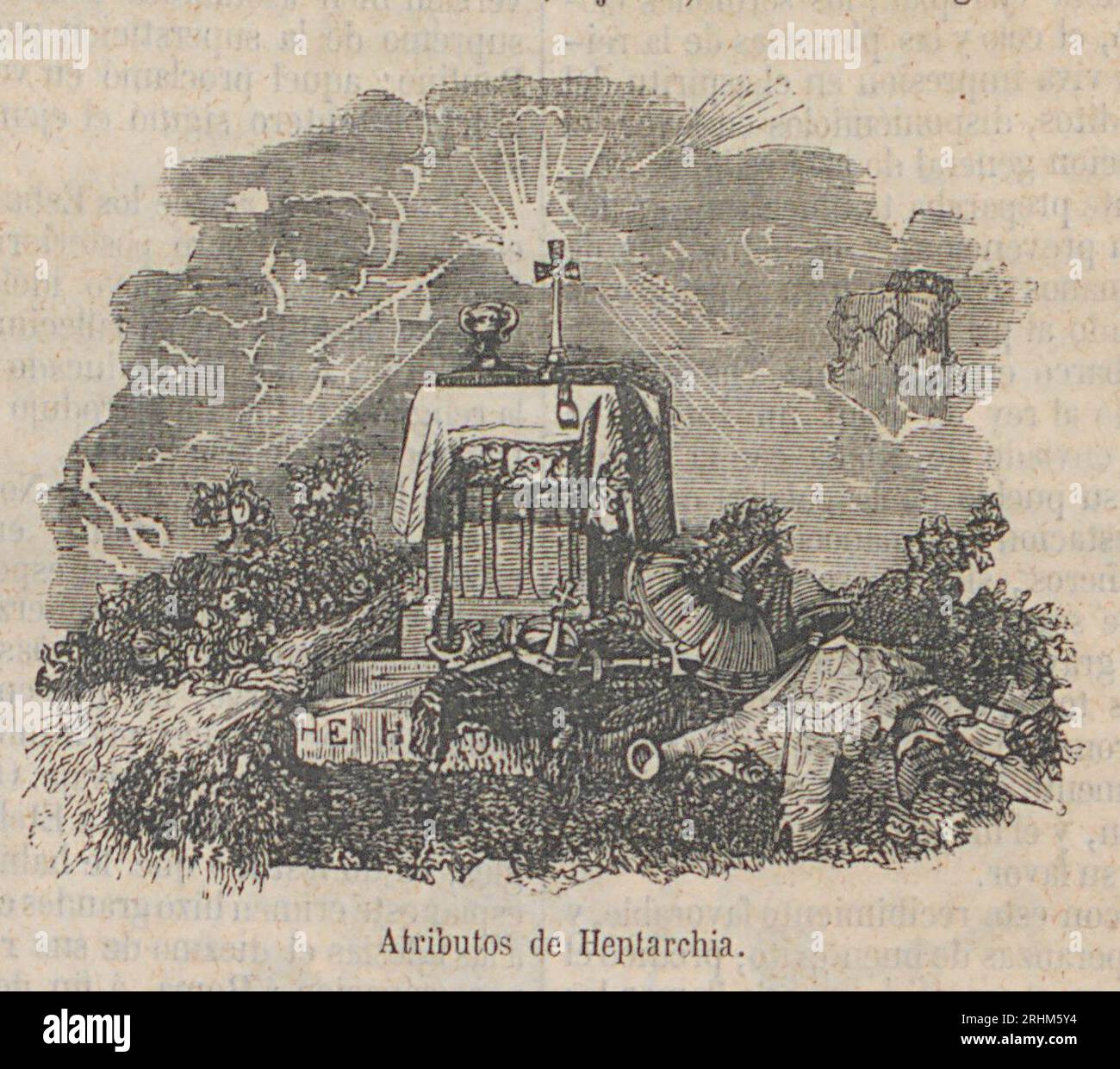 Geschichte Englands, 1853 Stockfoto