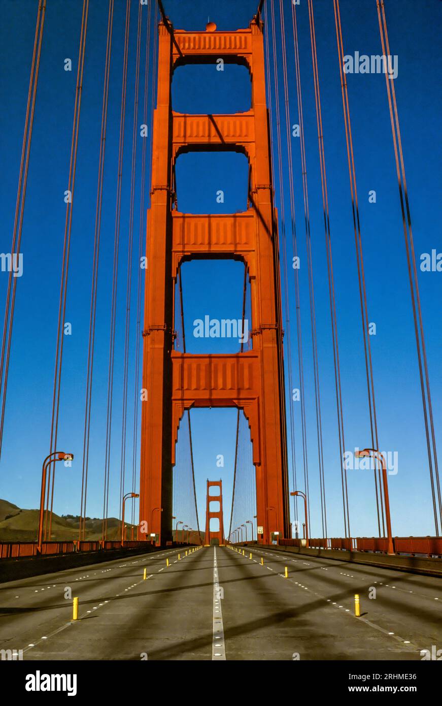 Golden Gate Bridge, San Francisco, Marin County, Kalifornien Stockfoto
