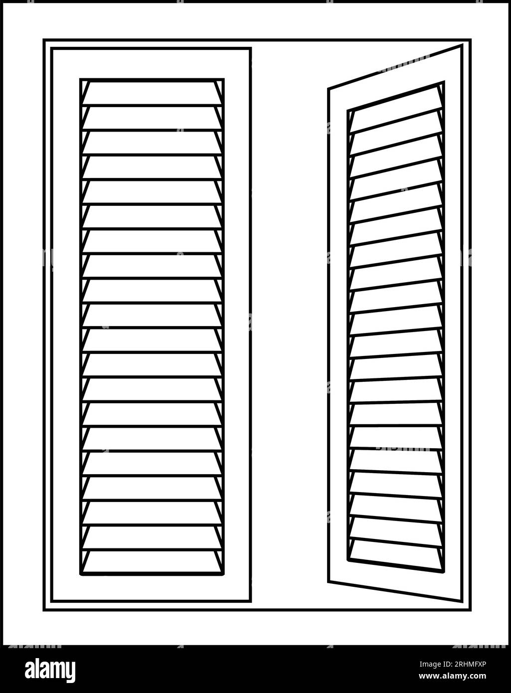 Fenstersymbol Vektor-Illustration Symboldesign Stock Vektor