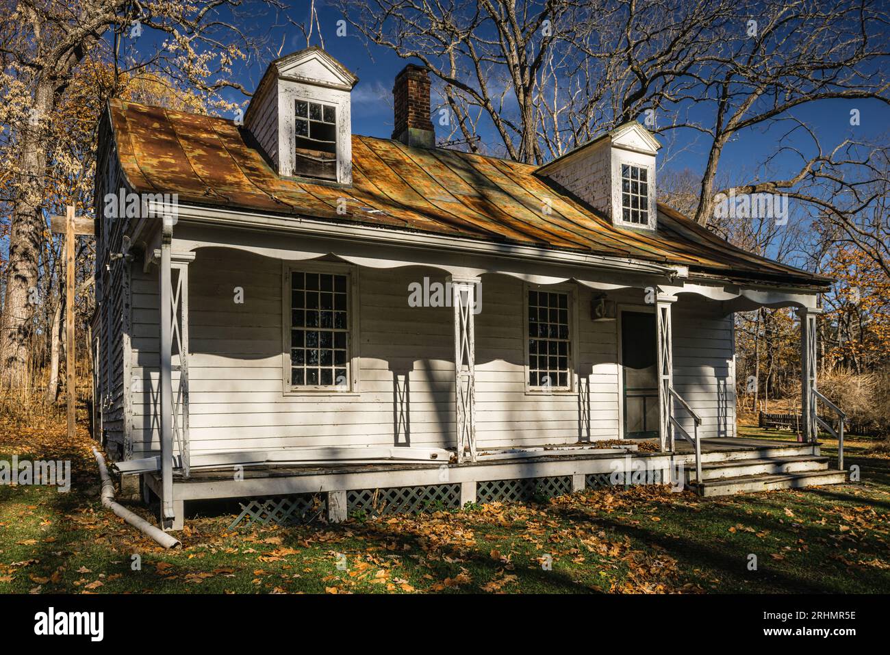 Sylvan Ferienhaus Clermont State Historic Site Clermont, New York, USA Stockfoto