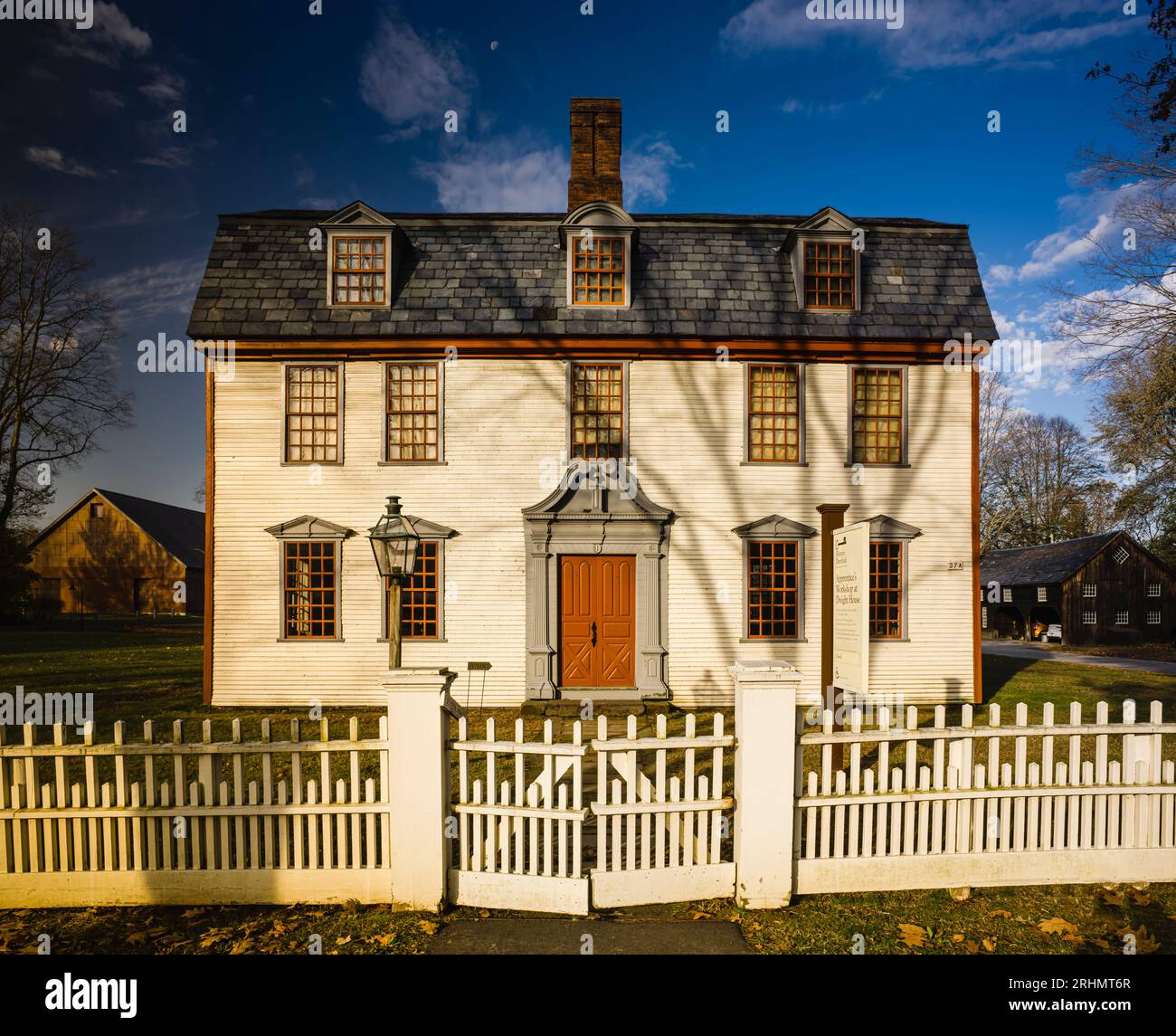 Dwiight House Old Deerfield Historic District   Deerfield, Massachusetts, USA Stockfoto