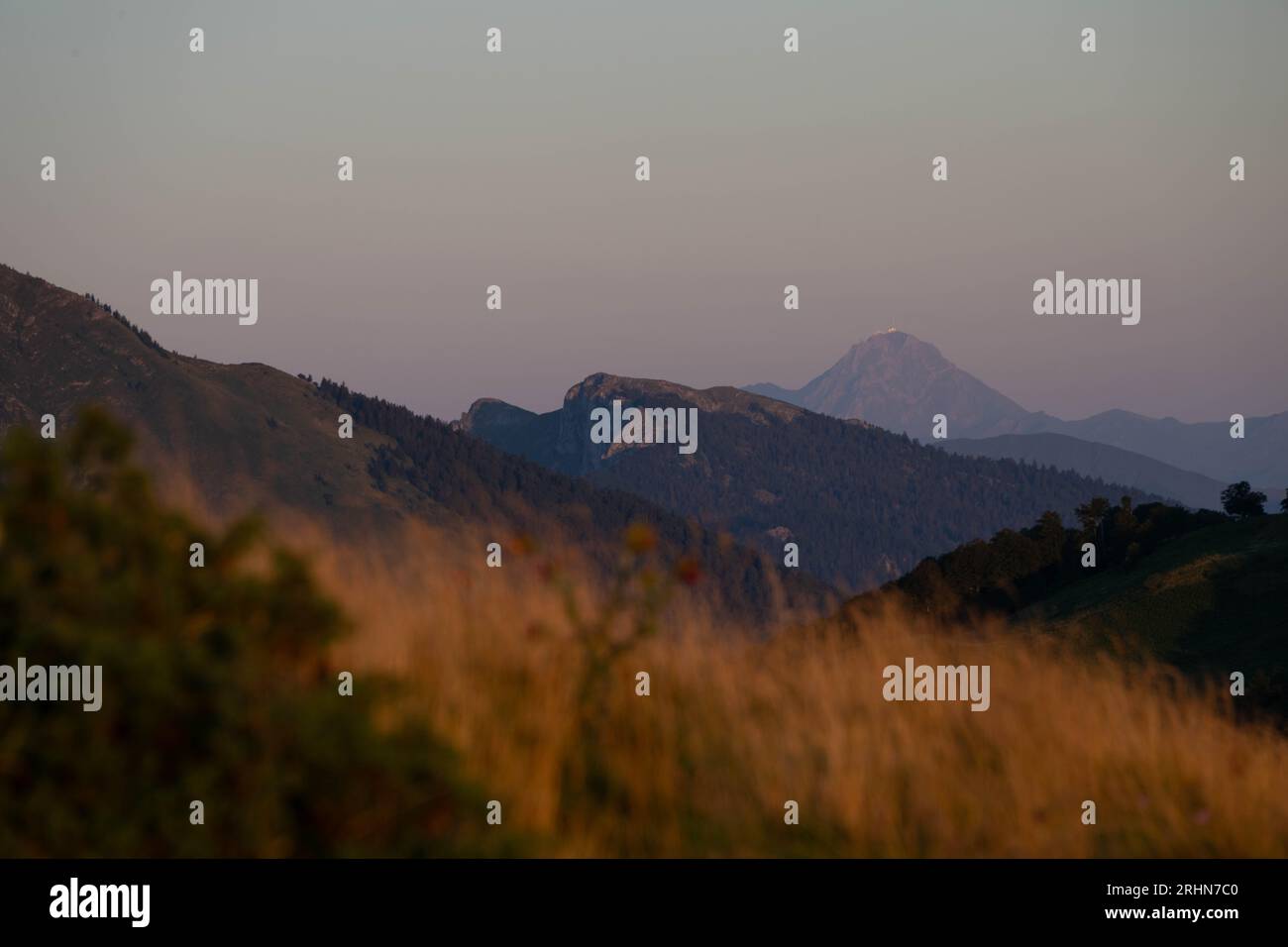 PIC du Midi in den Pyrenäen Stockfoto