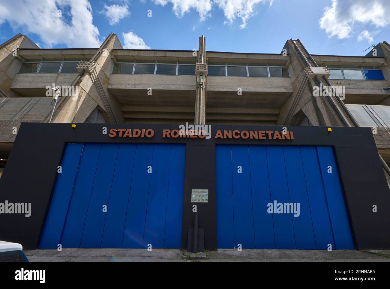 Blick auf das Stadion von Romeo Anconetani in Pisa Stockfoto