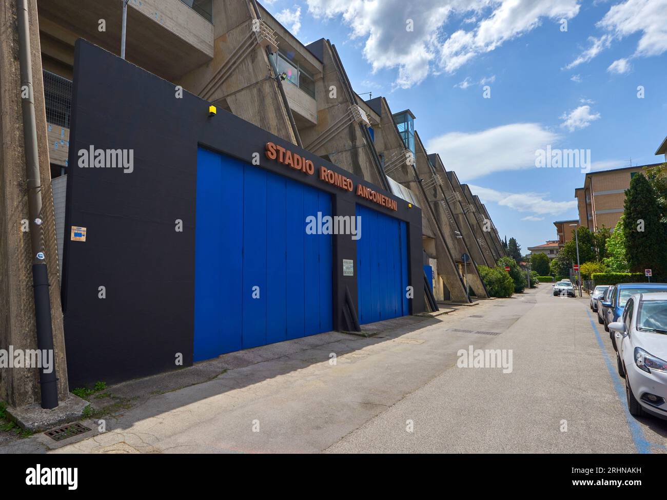 Blick auf das Stadion von Romeo Anconetani in Pisa Stockfoto