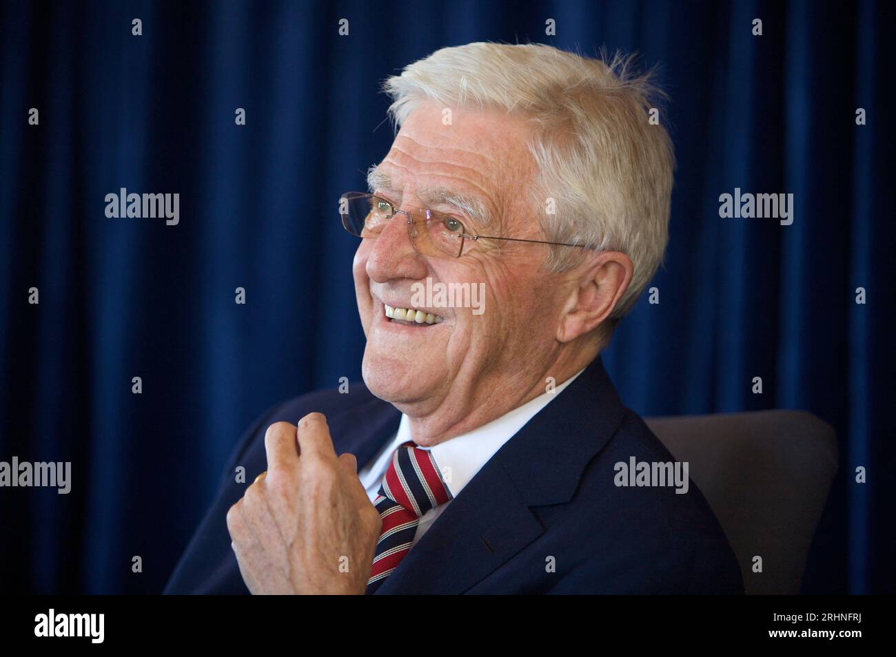 Sydney, Australien, 7. Oktober 2009. Sir Michael Parkinson Media Conference, Watson's Bay, Sydney, Australien. Stockfoto