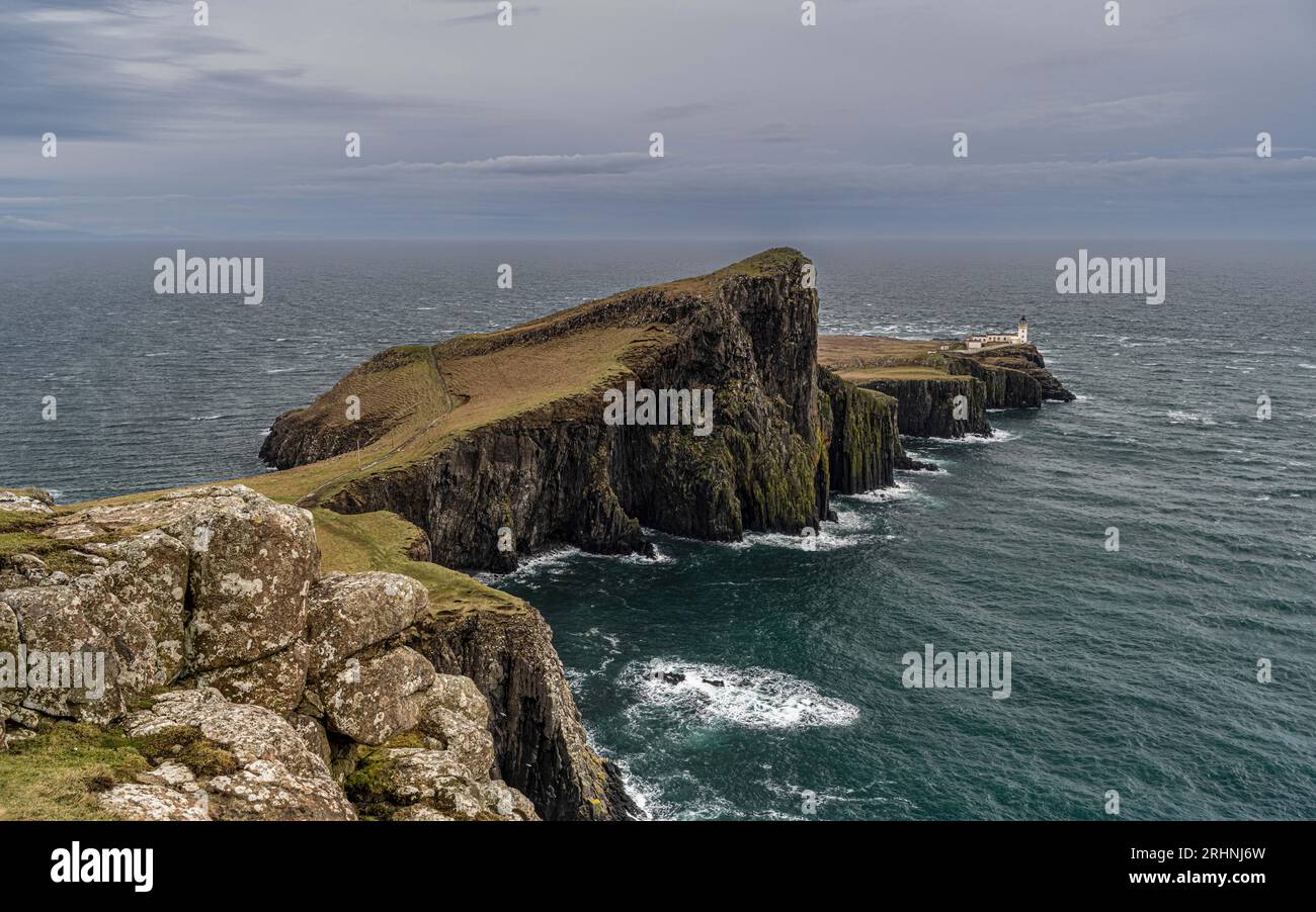 Landschaftlich Punkt, Isle Of Skye, Schottland Stockfoto