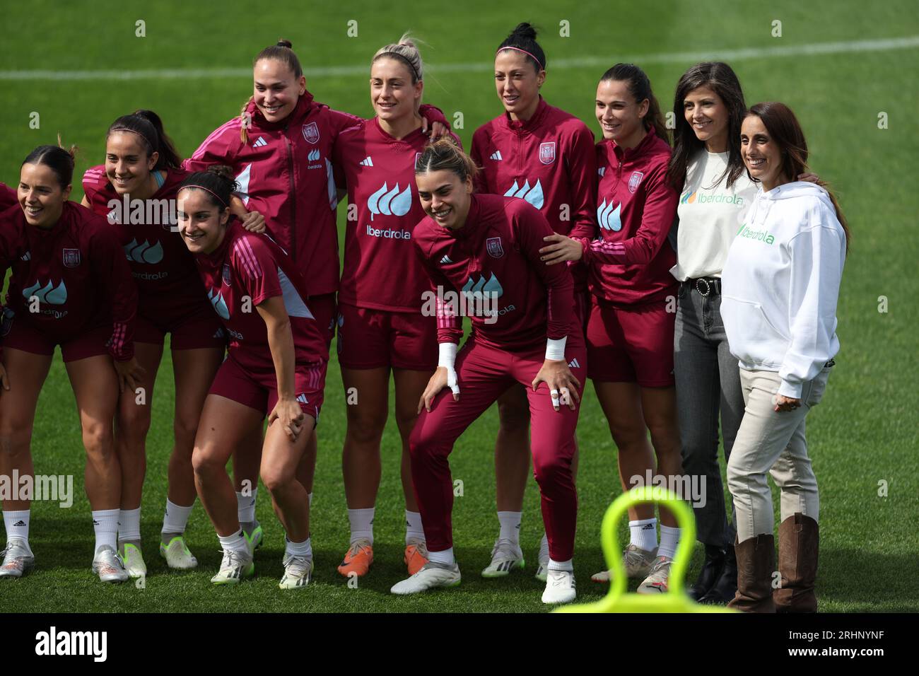 Sydney. August 2023. Spanienteam während einer Trainingseinheit im Leichhardt Oval Stadium, Sydney, Australien. Quelle: Isabel Infantes/Alamy Live News Stockfoto