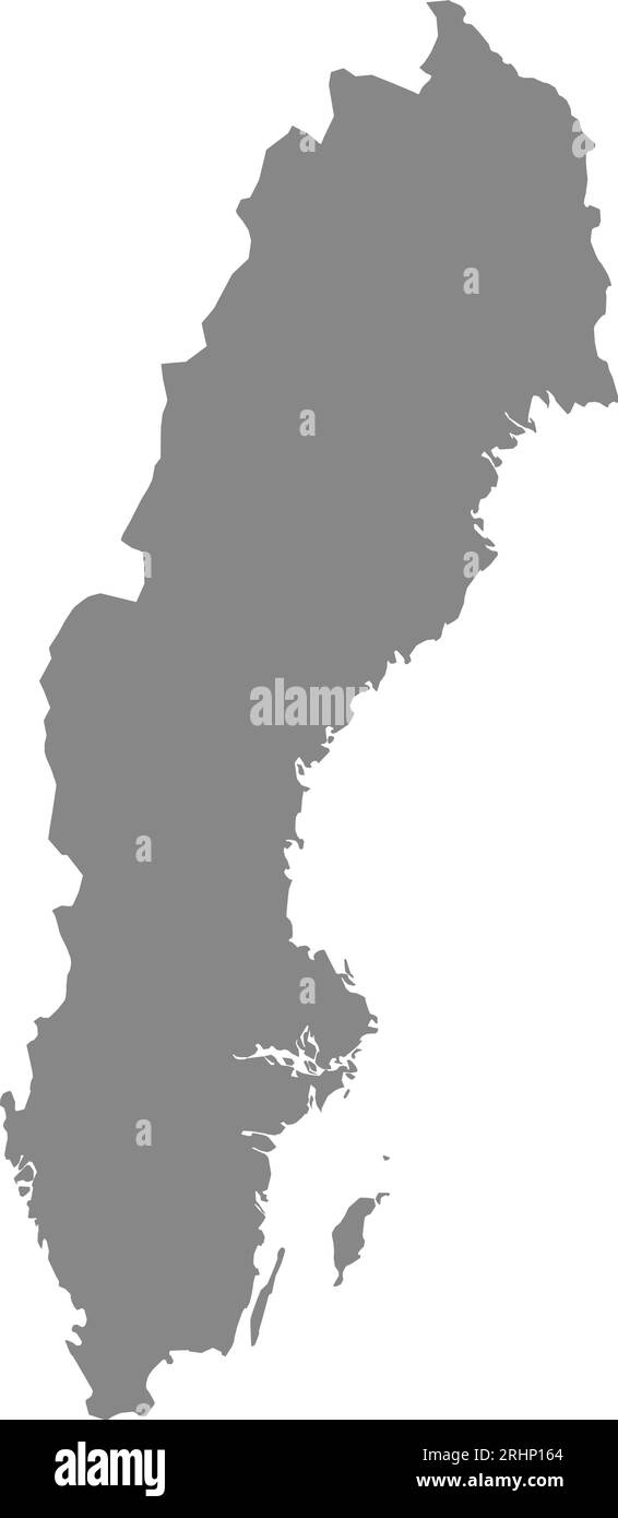 GRAUE CMYK-Farbkarte von SCHWEDEN Stock Vektor