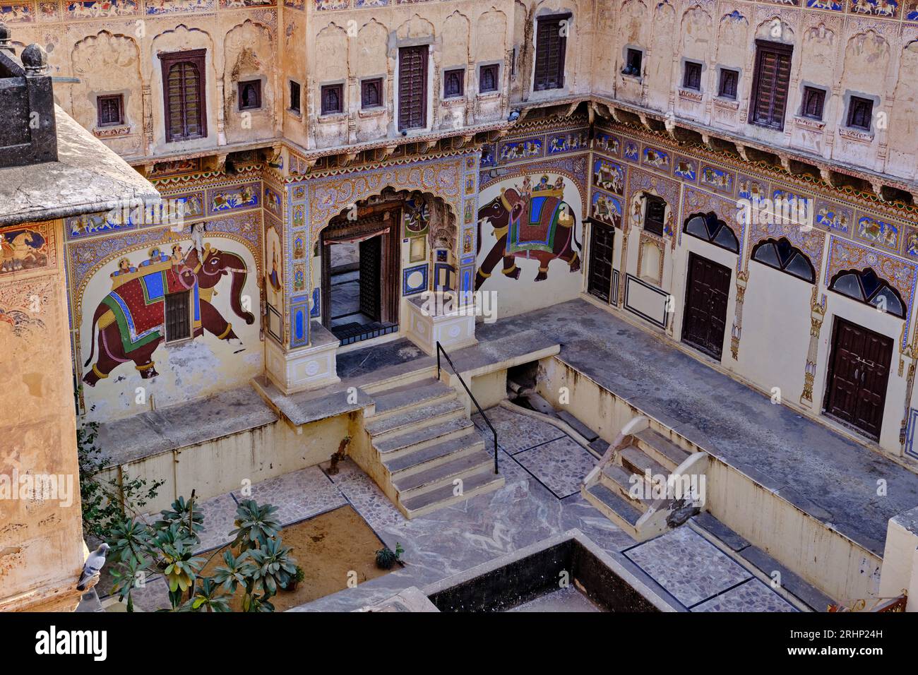 Indien, Rajasthan, Shekhawati, Gulab haveli Stockfoto