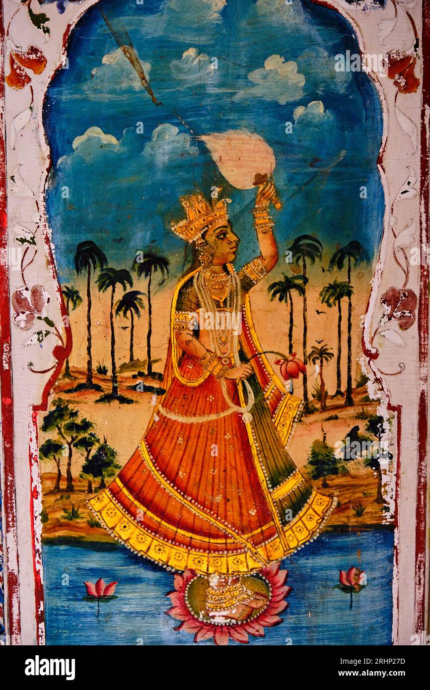 Indien, Rajasthan State, Bikaner, Seth Bhandasar Jain Temple Stockfoto