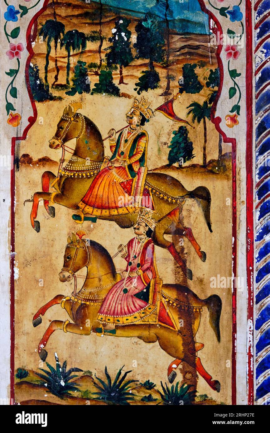 Indien, Rajasthan State, Bikaner, Seth Bhandasar Jain Temple Stockfoto