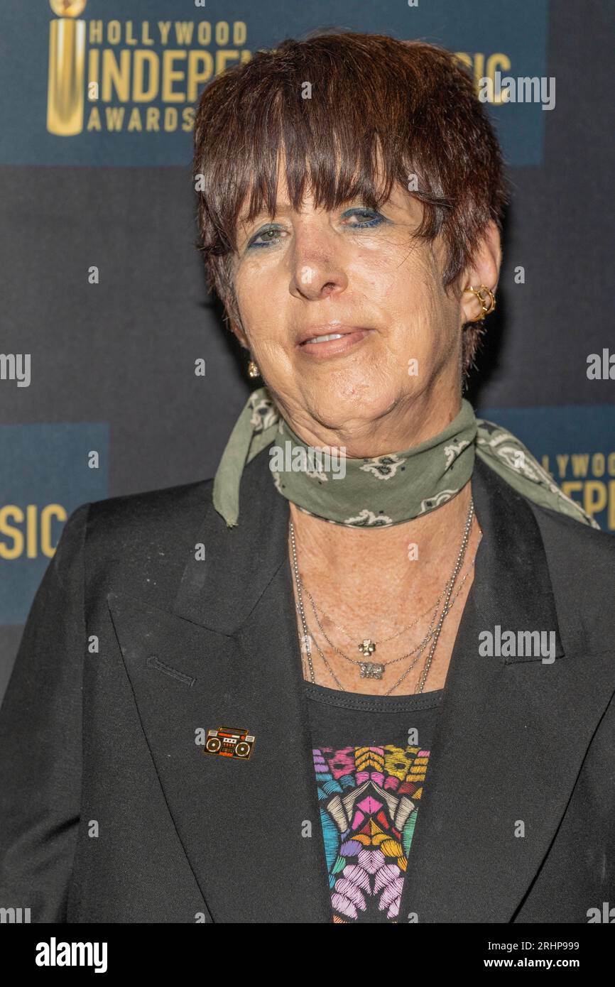 Los Angeles, USA. Aug. 2023. Die US-amerikanische Songwriterin Diane Warren nimmt 2023 jährliche Hollywood Independent Music Awards bei den Avalon Hollywood, Los Angeles, CA. 17. August 2023, Teil. Credit: Eugene Powers/Alamy Live News Stockfoto