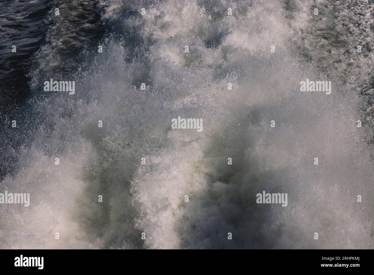 Fährfahrt von Hallig Hooge nach Amrum Stockfoto