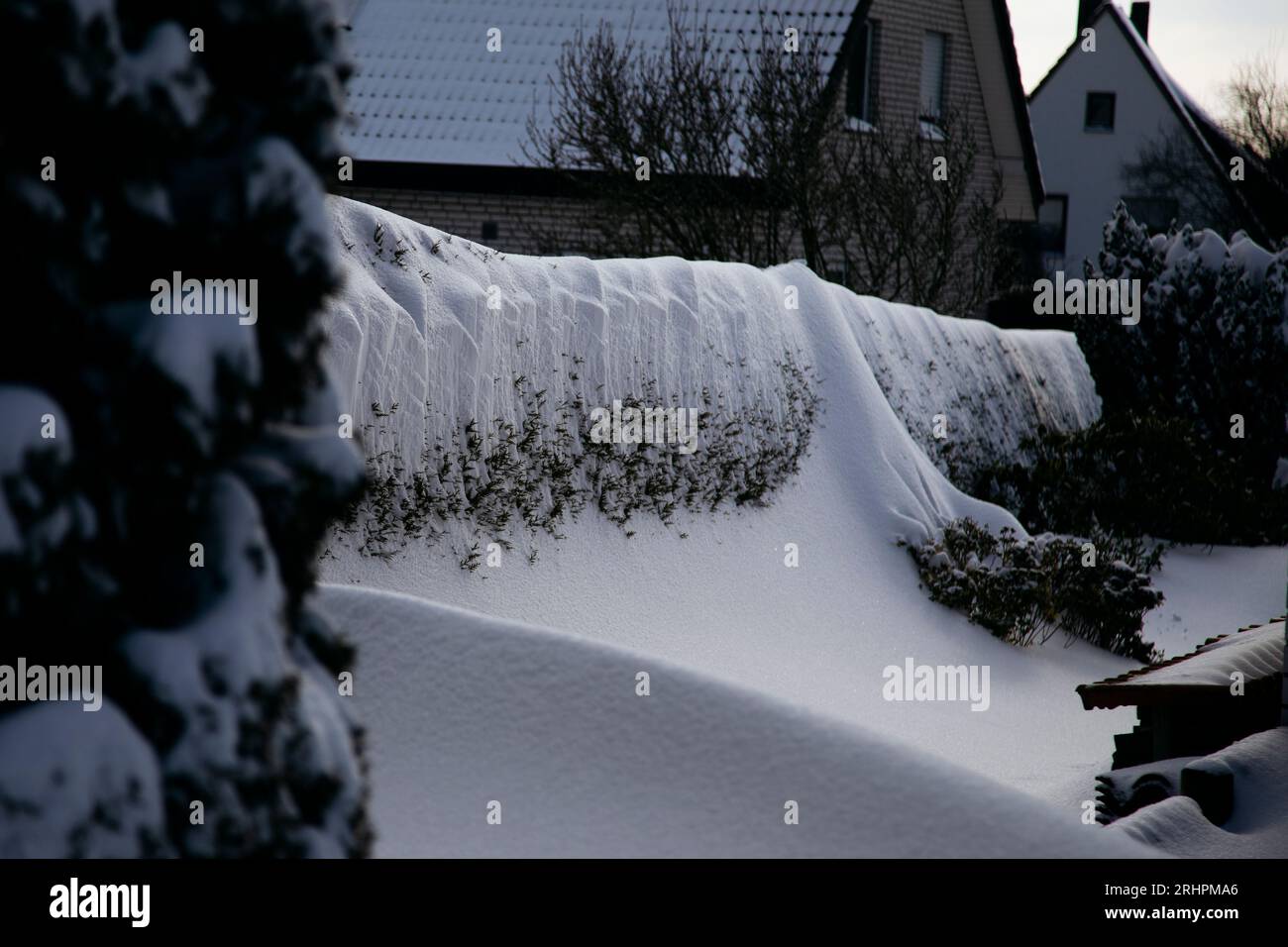 Winter in Bielefeld Stockfoto