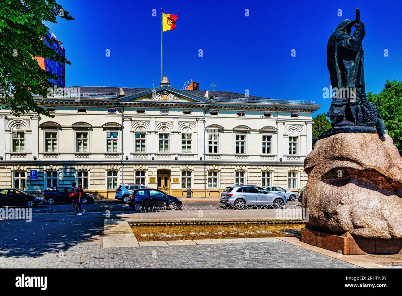 Litauen, Klaipeda, Rathaus Stockfoto