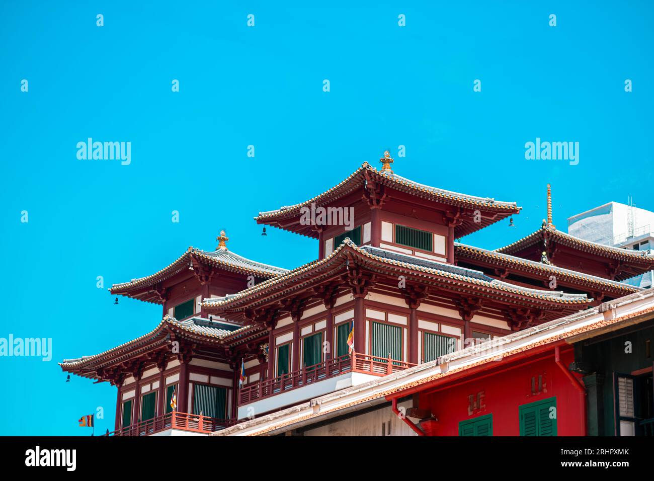 Buddha Tooth Relic Temple, Singapur Stockfoto