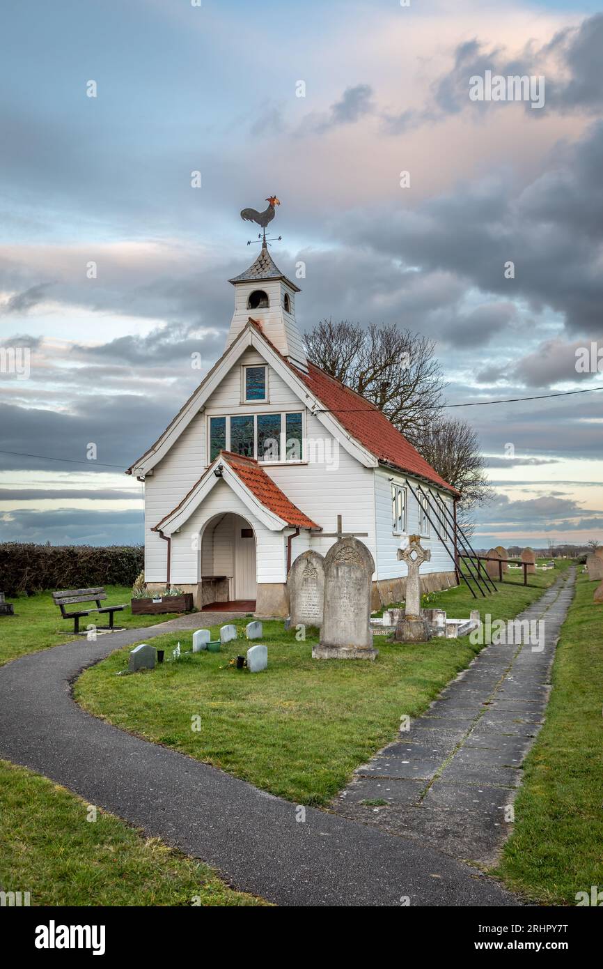 Church of St John the Divine, Southrey, Lincolnshire, England, Vereinigtes Königreich Stockfoto