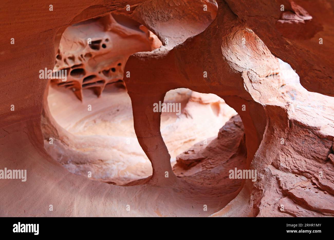 Windstone Arch - Valley of Fire State Park, Nevada Stockfoto