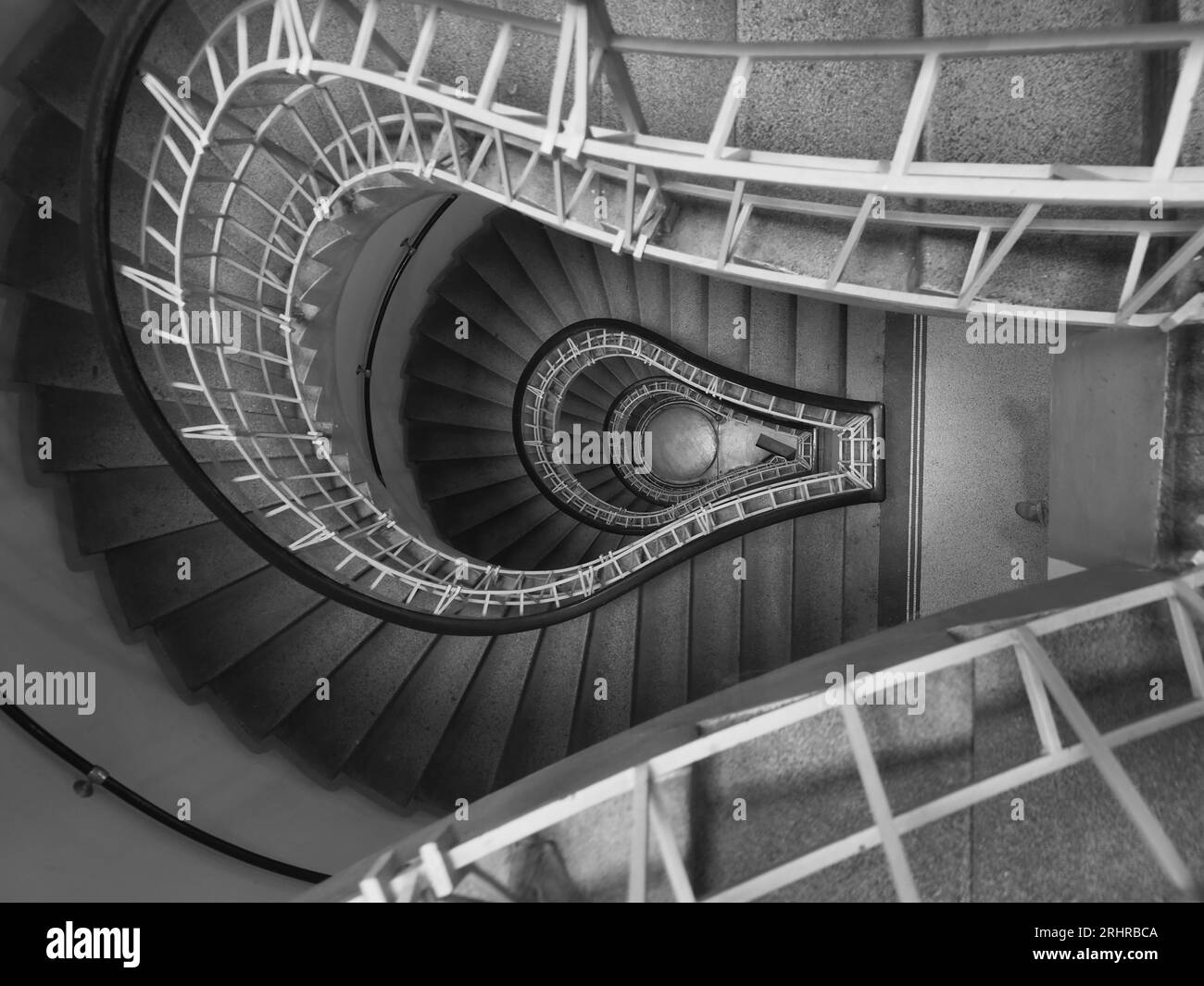 Wendeltreppe im Haus der Schwarzen Madonna, Prag Czec Stockfoto